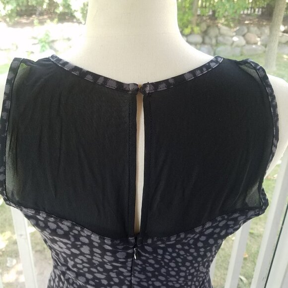 Guess LA Womens size 10 Spotted Dress Mesh Trim - Picture 6 of 9